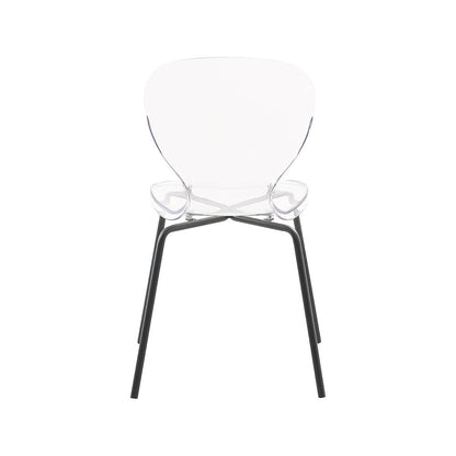 Clarion Matte Black Dining Chair, Set of 2