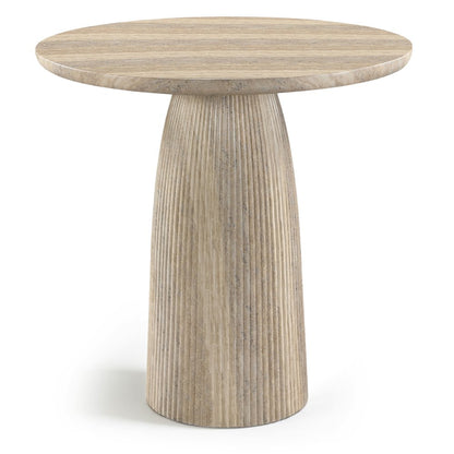Venosa Travertine Concrete Indoor/Outdoor Bar Table