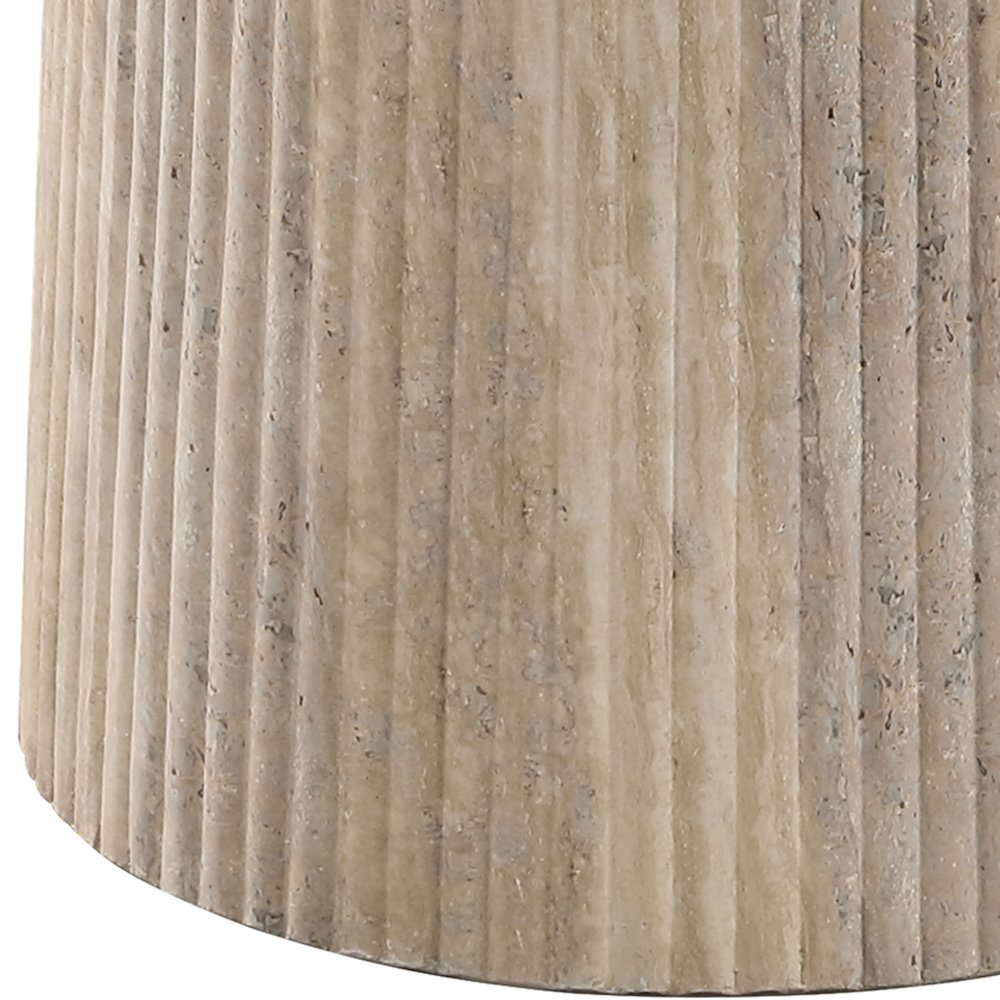Venosa Travertine Concrete Indoor/Outdoor Bar Table