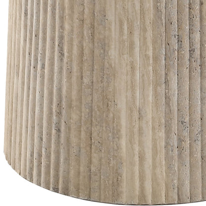 Venosa Travertine Concrete Indoor/Outdoor Bar Table