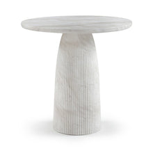 Venosa White Concrete Indoor/Outdoor Bar Table