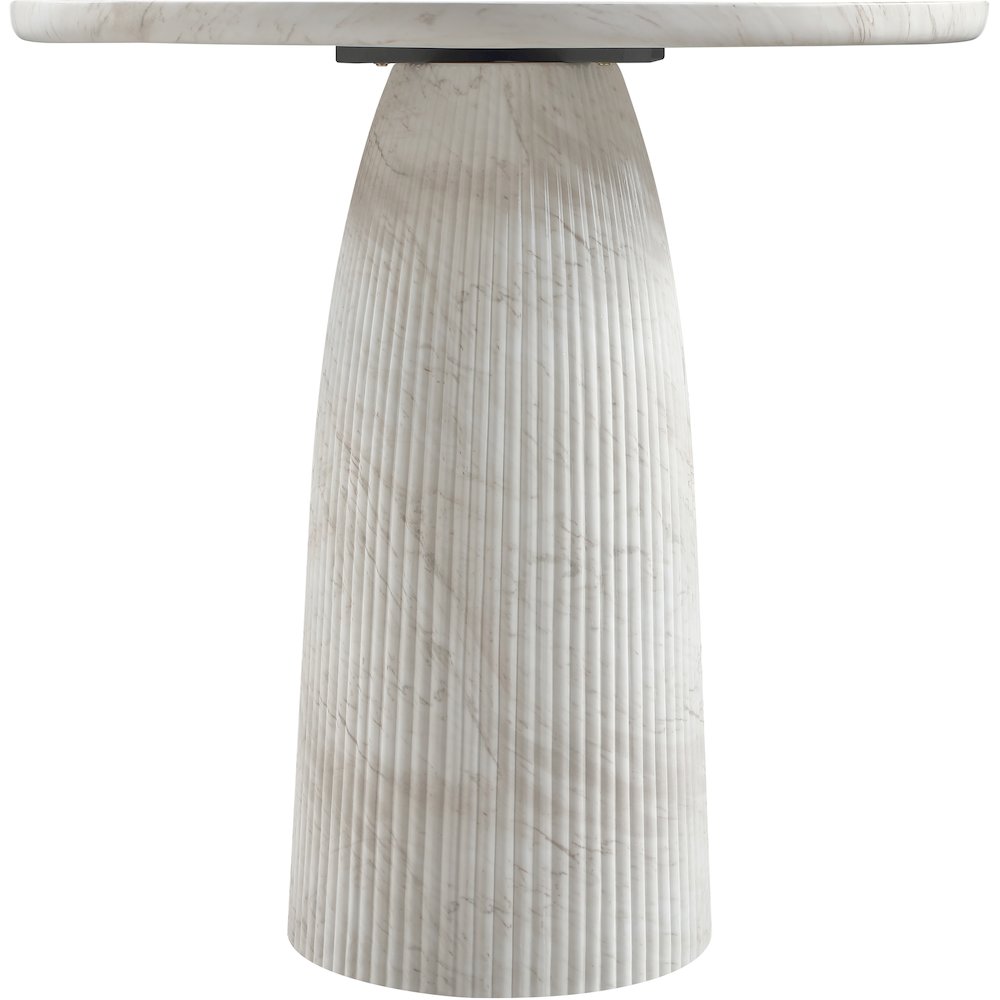 Venosa White Concrete Indoor/Outdoor Bar Table