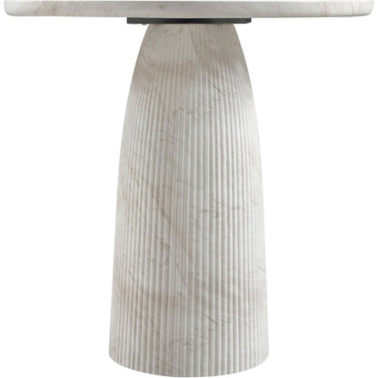 Venosa White Concrete Indoor/Outdoor Bar Table