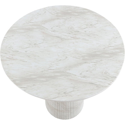 Venosa White Concrete Indoor/Outdoor Bar Table