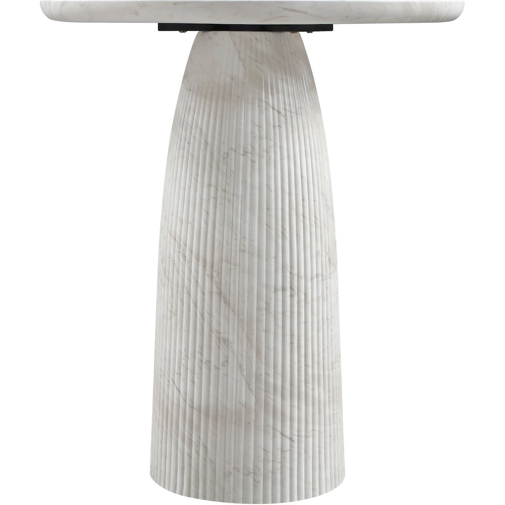 Venosa White Concrete Indoor/Outdoor Bar Table