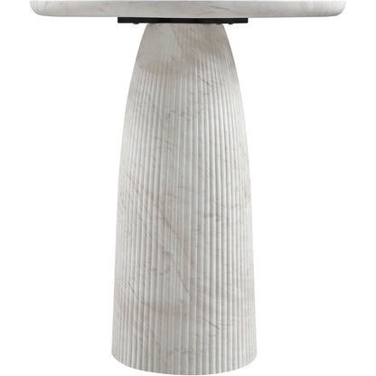 Venosa White Concrete Indoor/Outdoor Bar Table