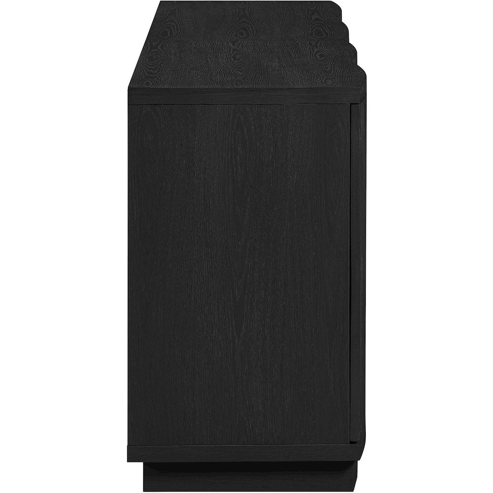 Aveline Black Oak Veneer 2pc. Sideboard/Buffet