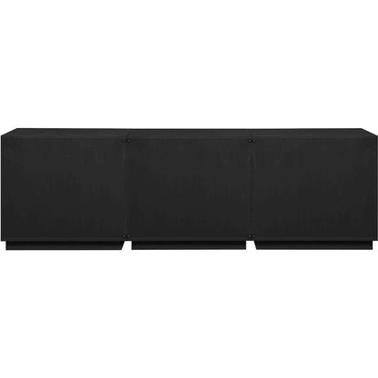 Aveline Black Oak Veneer 3pc. Sideboard/Buffet
