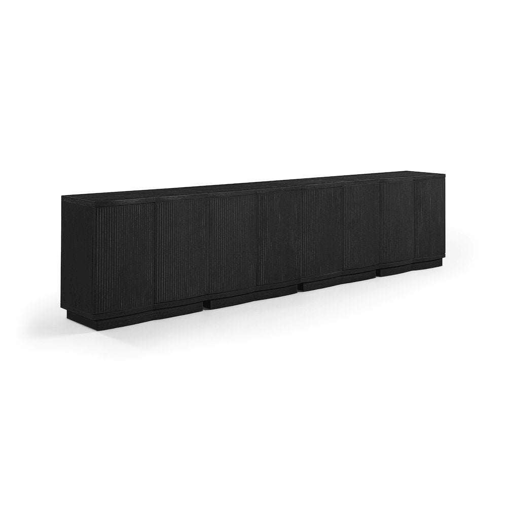 Aveline Black Oak Veneer 4pc. Sideboard/Buffet