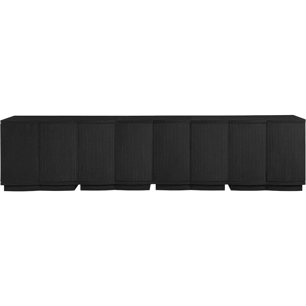Aveline Black Oak Veneer 4pc. Sideboard/Buffet