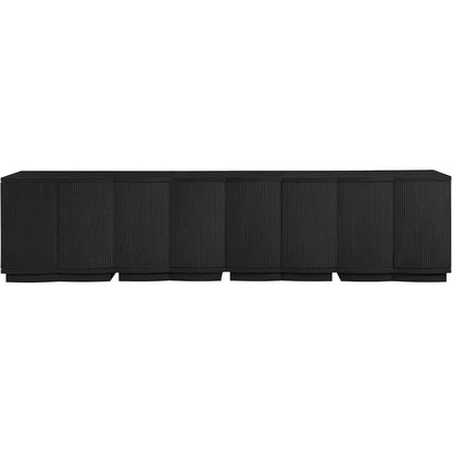 Aveline Black Oak Veneer 4pc. Sideboard/Buffet