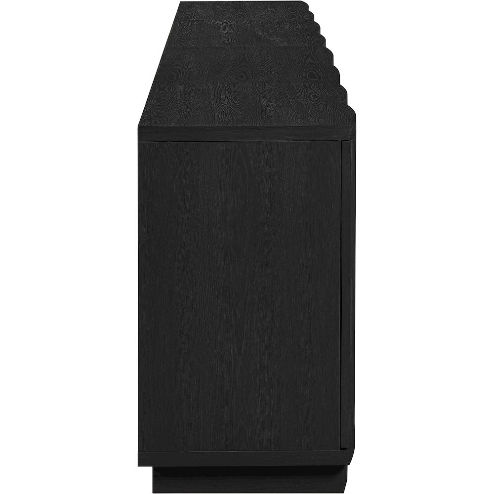 Aveline Black Oak Veneer 4pc. Sideboard/Buffet