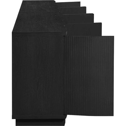 Aveline Black Oak Veneer 4pc. Sideboard/Buffet