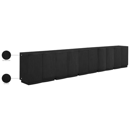 Aveline Black Oak Veneer 5pc. Sideboard/Buffet