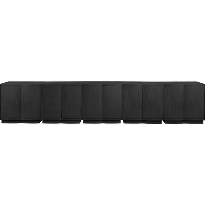 Aveline Black Oak Veneer 5pc. Sideboard/Buffet
