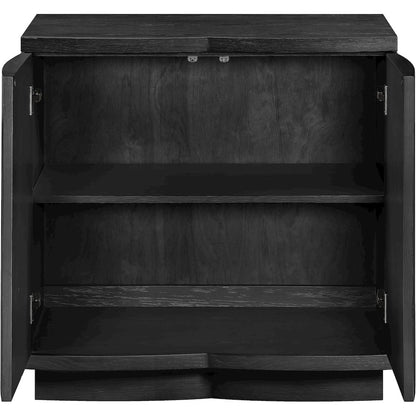 Aveline Black Oak Veneer Sideboard/Buffet