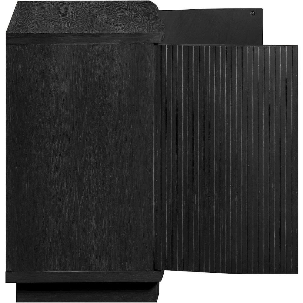 Aveline Black Oak Veneer Sideboard/Buffet