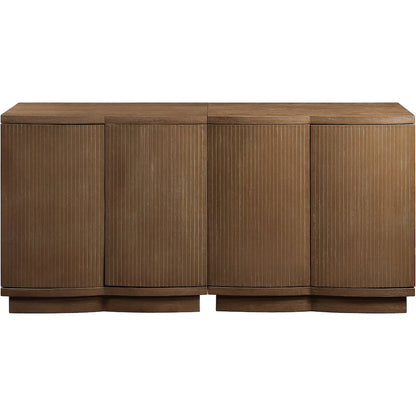 Aveline Brown Oak Veneer 2pc. Sideboard/Buffet