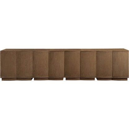 Aveline Brown Oak Veneer 4pc. Sideboard/Buffet