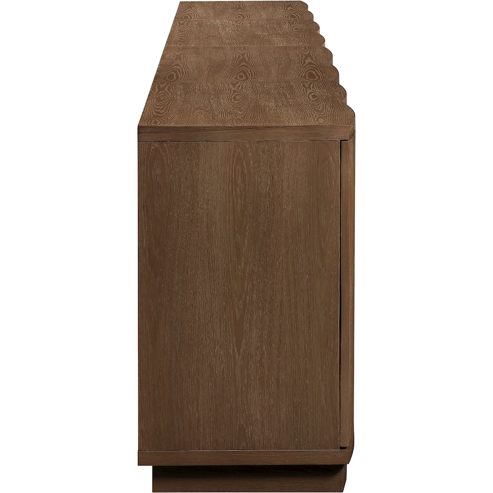 Aveline Brown Oak Veneer 4pc. Sideboard/Buffet