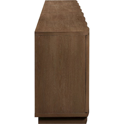 Aveline Brown Oak Veneer 4pc. Sideboard/Buffet