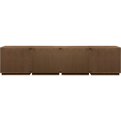 Aveline Brown Oak Veneer 4pc. Sideboard/Buffet