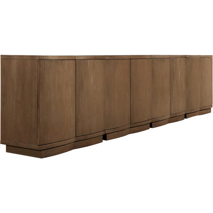 Aveline Brown Oak Veneer 4pc. Sideboard/Buffet