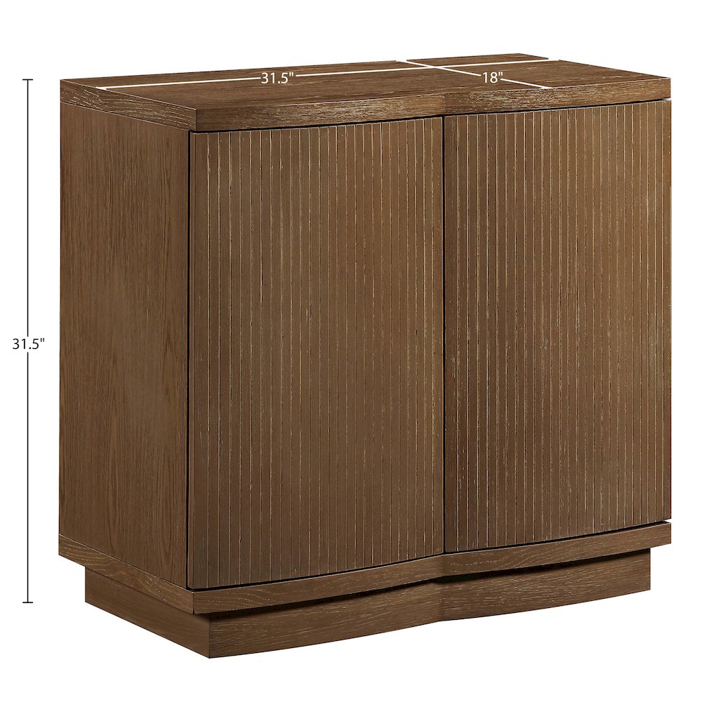 Aveline Brown Oak Veneer Sideboard/Buffet