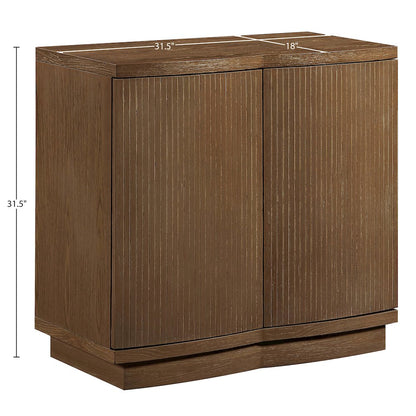 Aveline Brown Oak Veneer Sideboard/Buffet