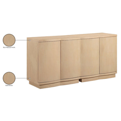 Aveline Natural Oak Veneer 2pc. Sideboard/Buffet