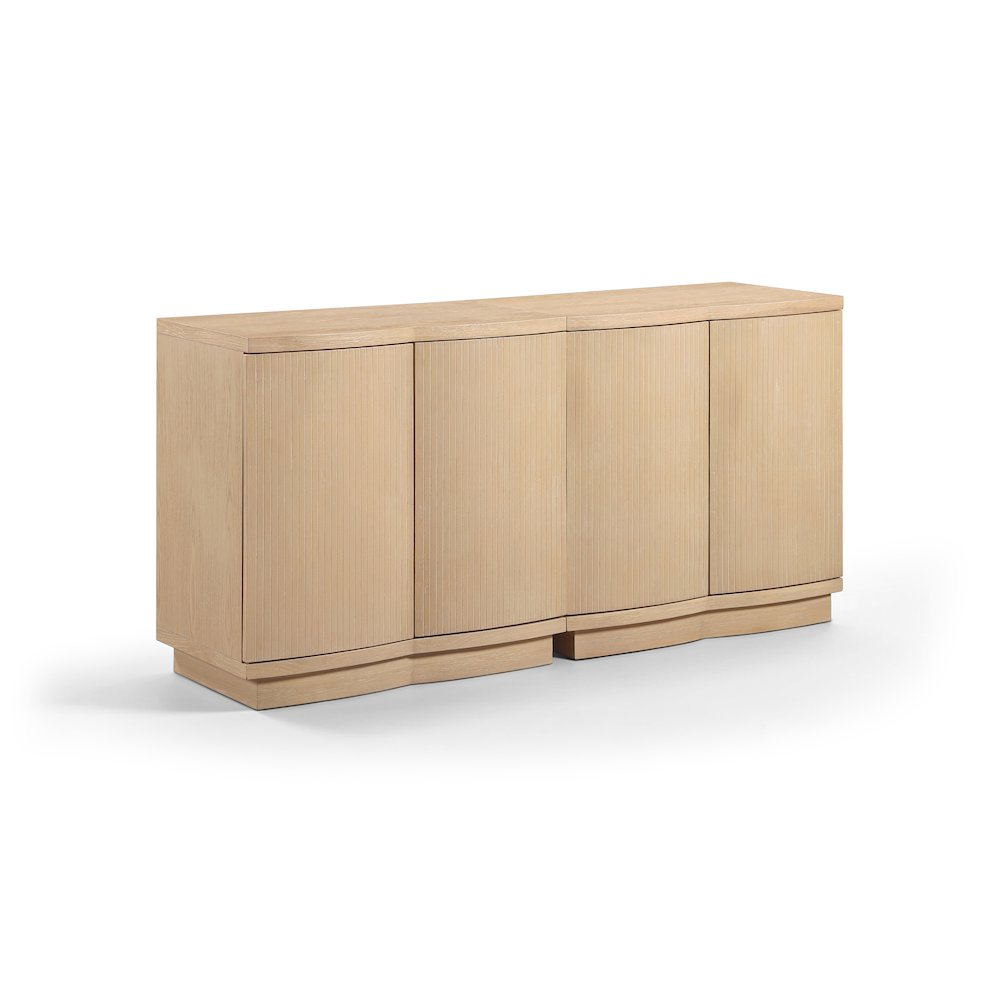 Aveline Natural Oak Veneer 2pc. Sideboard/Buffet