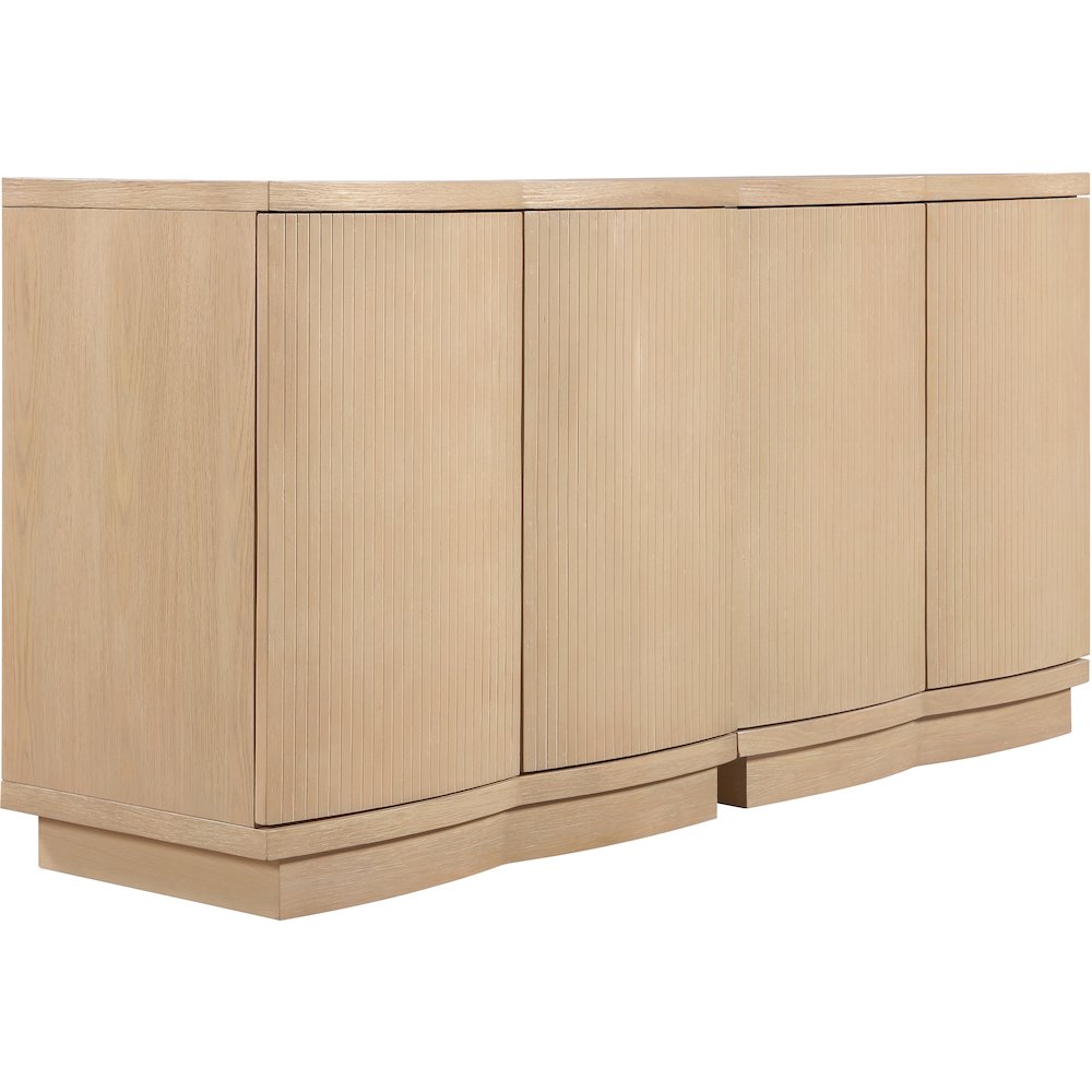 Aveline Natural Oak Veneer 2pc. Sideboard/Buffet