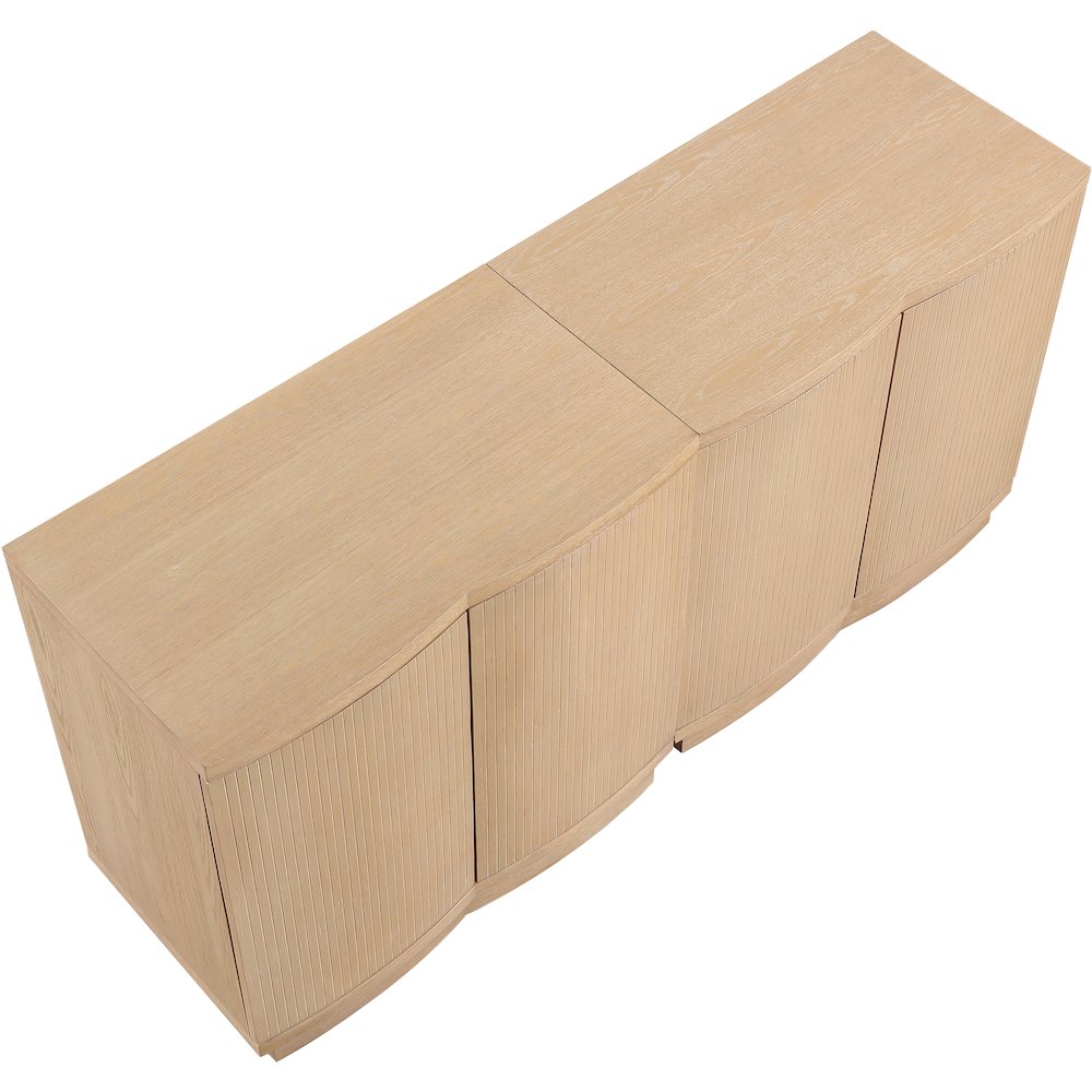 Aveline Natural Oak Veneer 2pc. Sideboard/Buffet