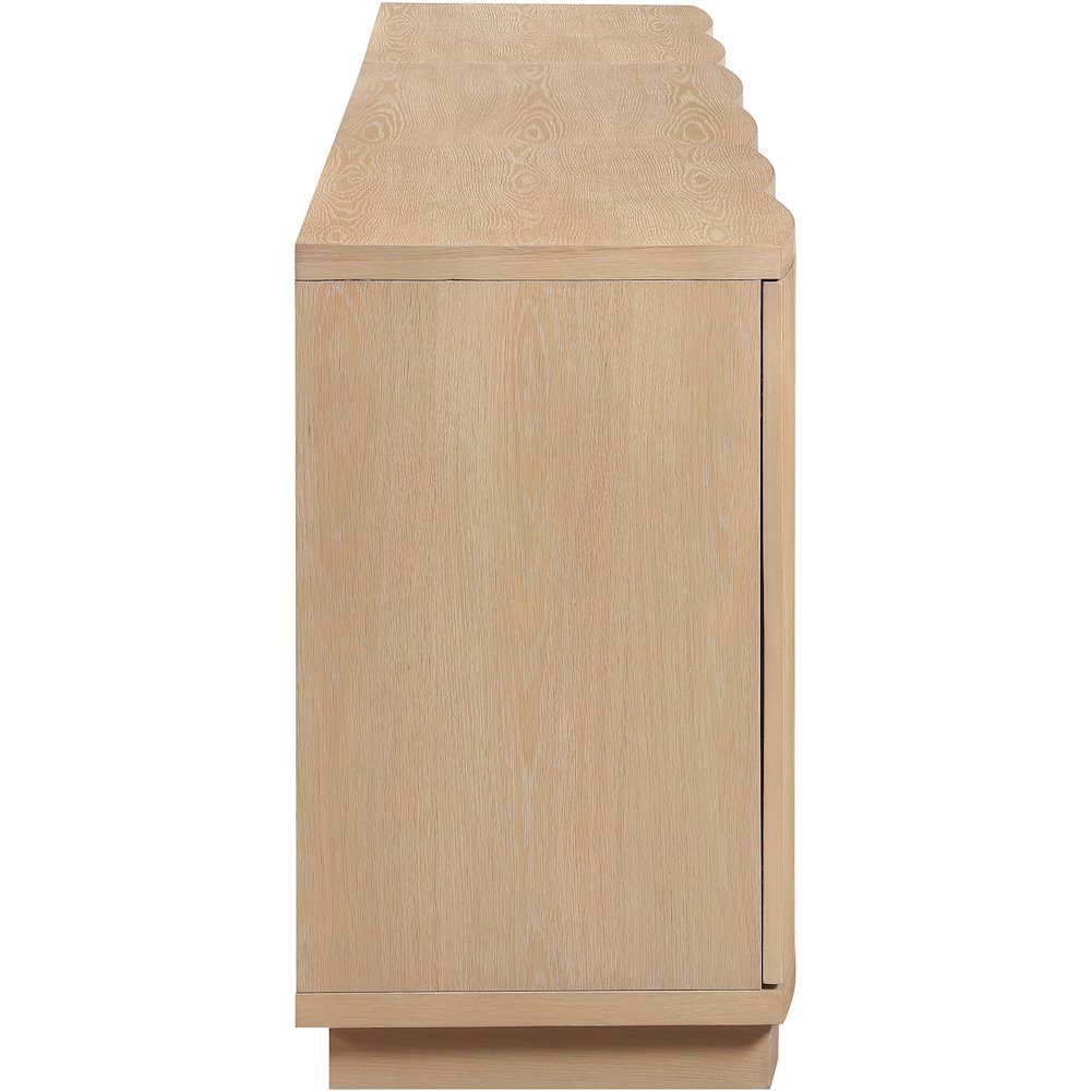 Aveline Natural Oak Veneer 3pc. Sideboard/Buffet