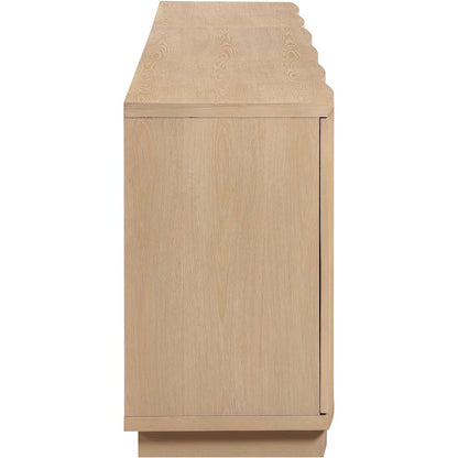 Aveline Natural Oak Veneer 3pc. Sideboard/Buffet