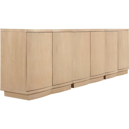 Aveline Natural Oak Veneer 3pc. Sideboard/Buffet