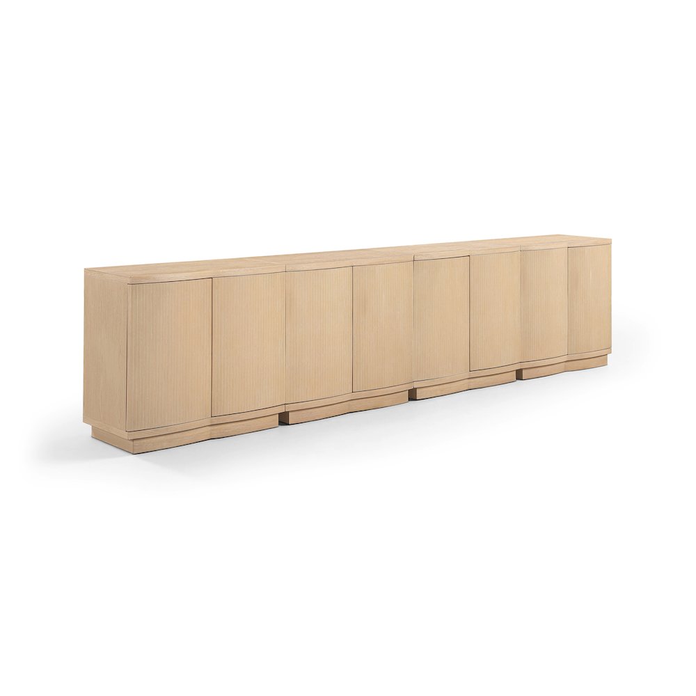 Aveline Natural Oak Veneer 4pc. Sideboard/Buffet