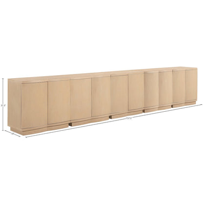 Aveline Natural Oak Veneer 5pc. Sideboard/Buffet