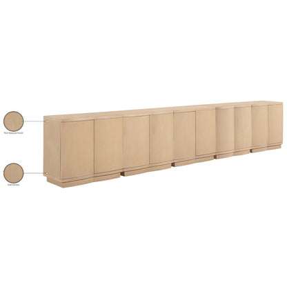 Aveline Natural Oak Veneer 5pc. Sideboard/Buffet