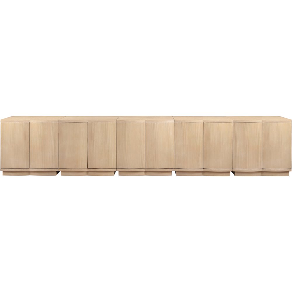 Aveline Natural Oak Veneer 5pc. Sideboard/Buffet