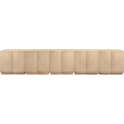 Aveline Natural Oak Veneer 5pc. Sideboard/Buffet