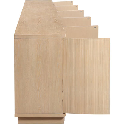 Aveline Natural Oak Veneer 5pc. Sideboard/Buffet