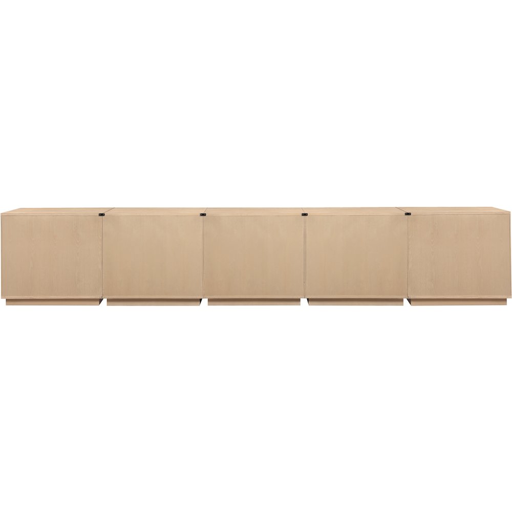 Aveline Natural Oak Veneer 5pc. Sideboard/Buffet
