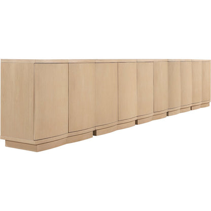 Aveline Natural Oak Veneer 5pc. Sideboard/Buffet