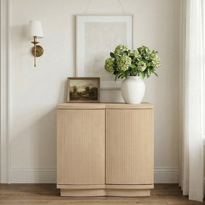 Aveline Natural Oak Veneer Sideboard/Buffet
