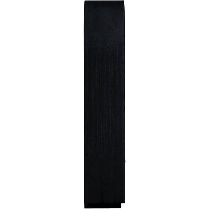 Botanical Black Solid Wood Bookcase