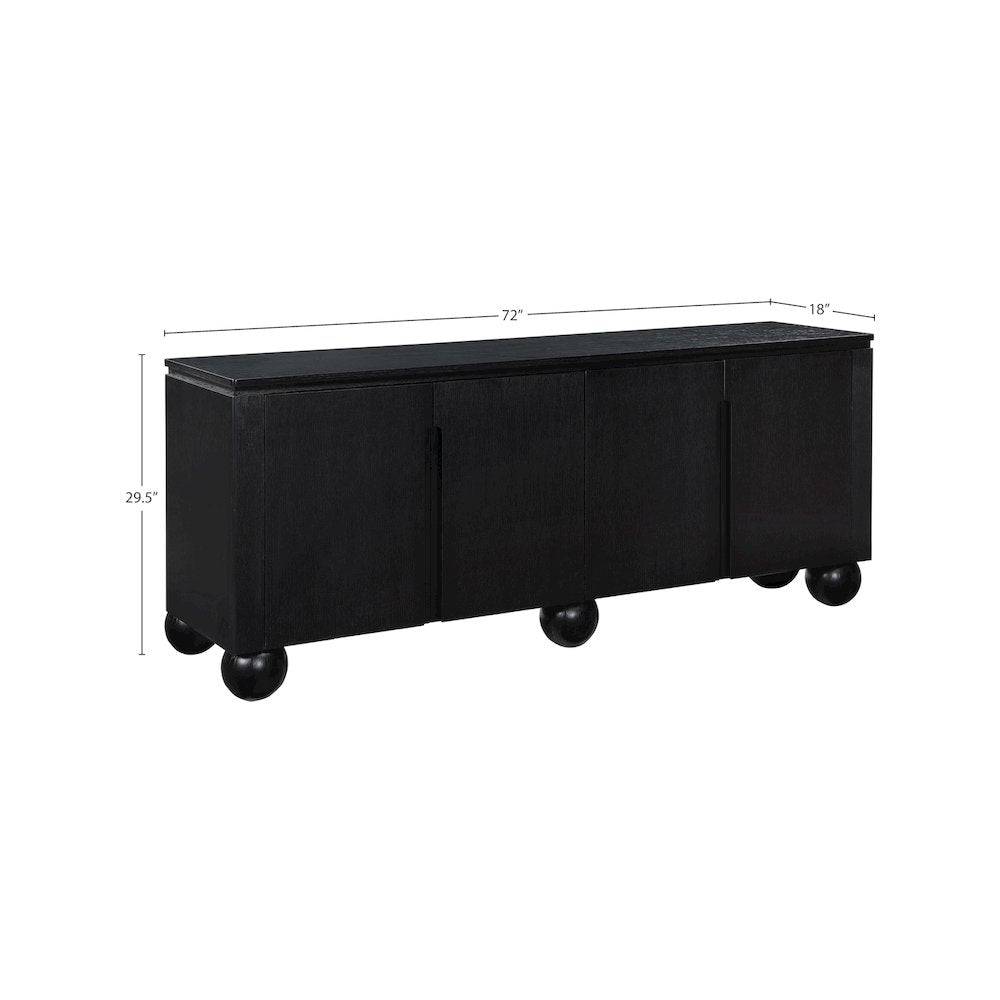 Cardiff Black Sideboard/Buffet
