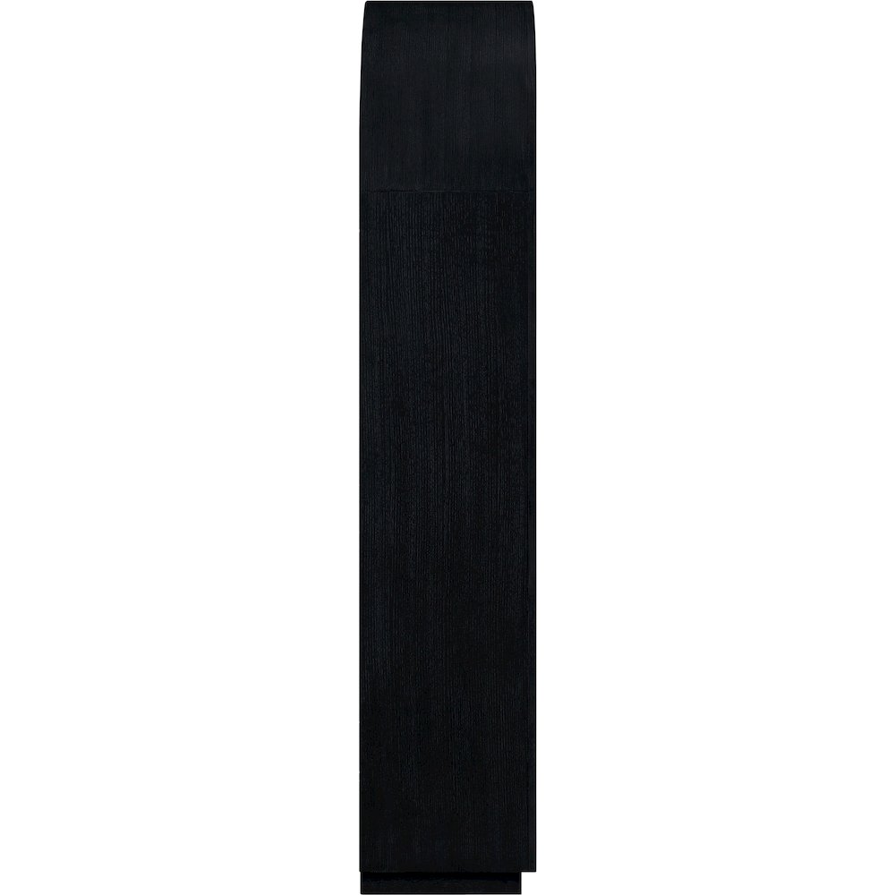Hearth Black Solid Wood Bookcase