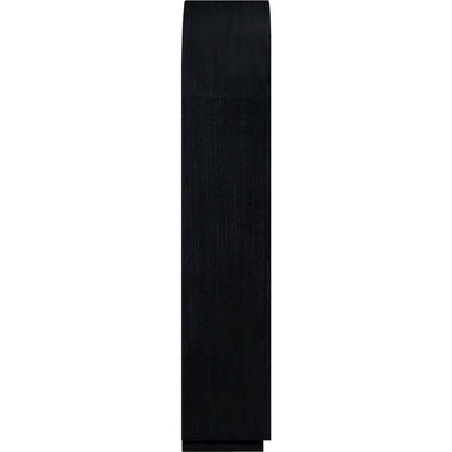 Hearth Black Solid Wood Bookcase