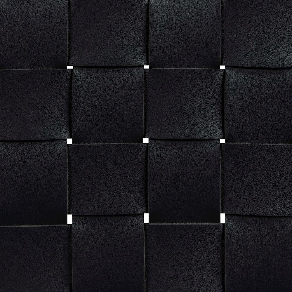 Entwine Black Vegan Leather Upholstered Dining Chair